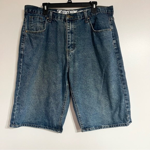 Men’s Stacy Adams Relaxed Fit Jean Shorts Size 40 10” Inseam Jorts - Picture 1 of 6